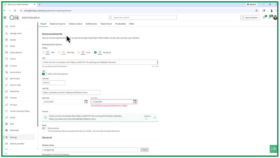 Qlik MCP Server – Configurare rapidă pentru Qlik Cloud Analytics – QQinfo